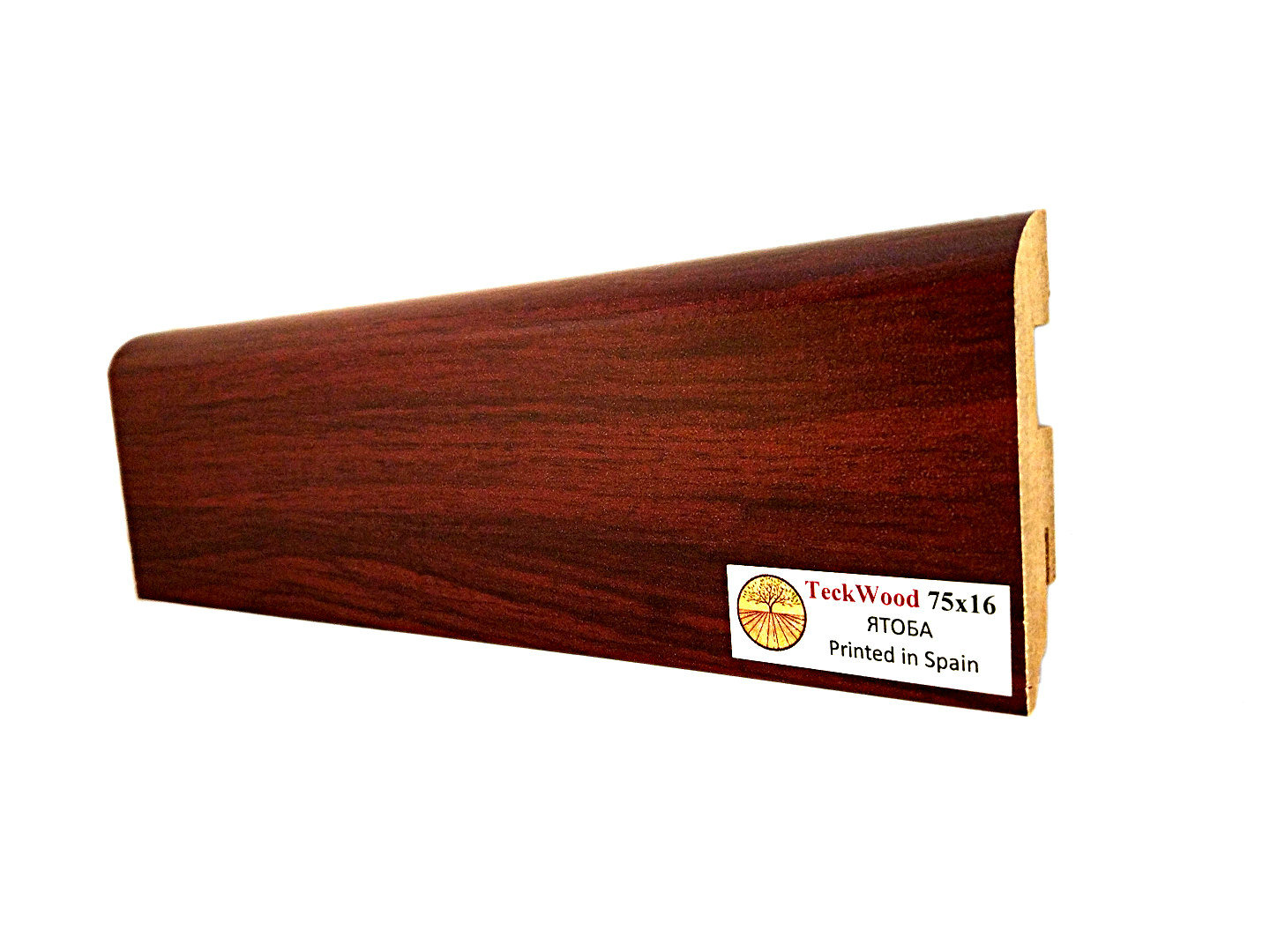 Плинтус МДФ ламинированный TeckWood Ятоба 2150×75×16
